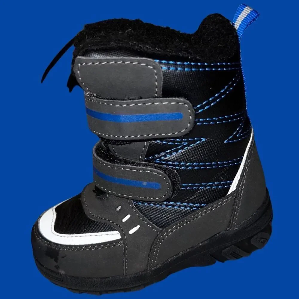Toddler Totes Blue Julian Winter Boots Size 6 M